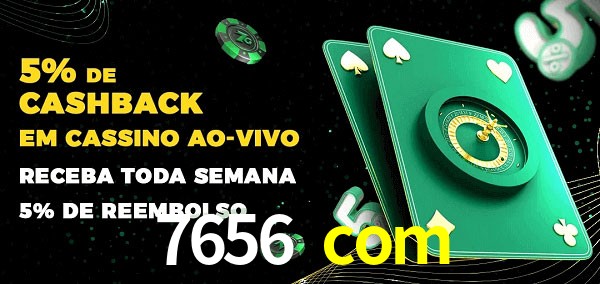 Promoções do cassino ao Vivo 7656 com